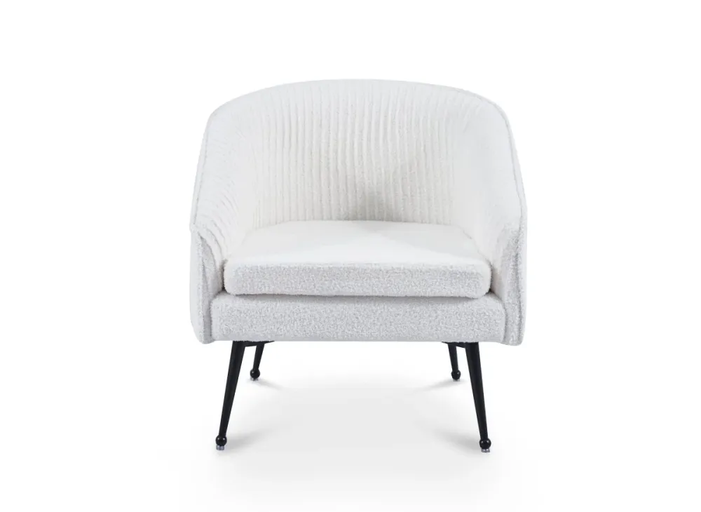 Poltroncina trasformabile tessuto spugna bianco TRECY NBC