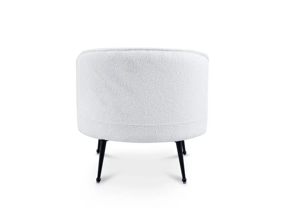 Poltroncina trasformabile tessuto spugna bianco TRECY NBC