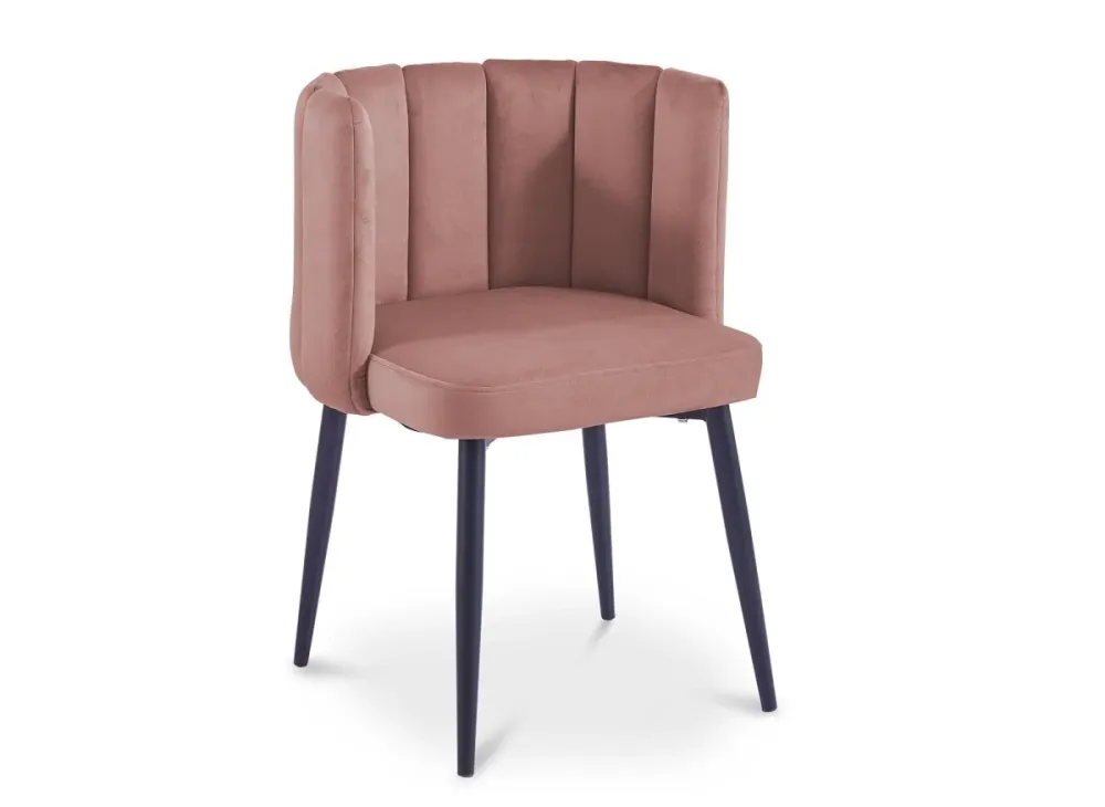 Set di 2 sedie di design velluto rosa DEBBY NBC