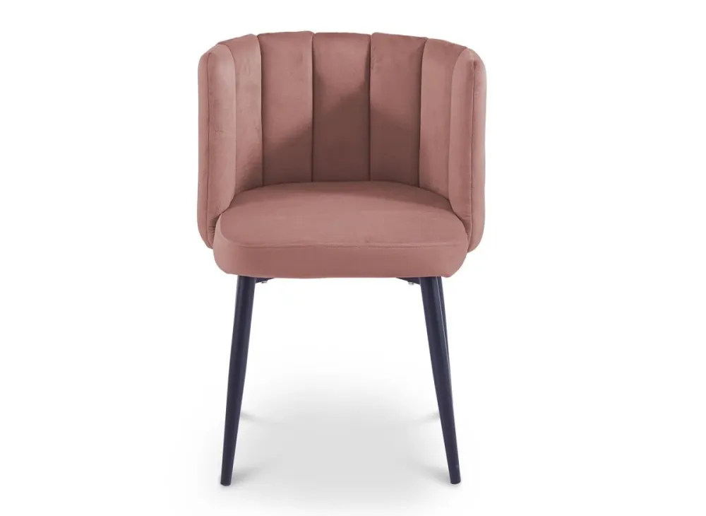 Set di 2 sedie di design velluto rosa DEBBY NBC