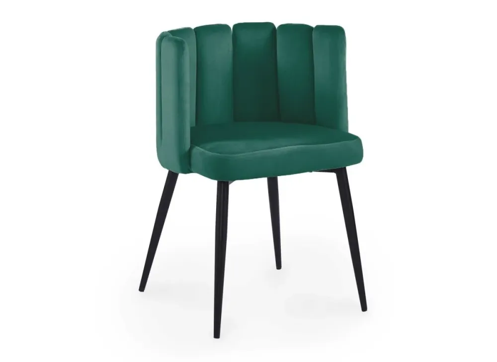 Set di 2 sedie di design velluto verde DEBBY NBC