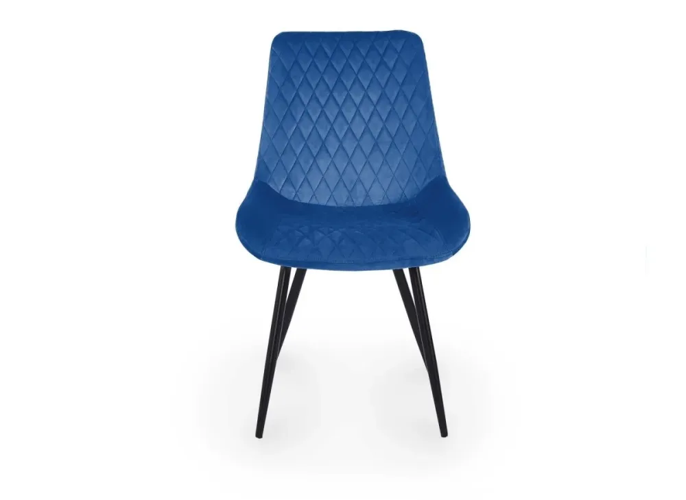 Set di 2 sedie di design YOLA velluto blu NBC