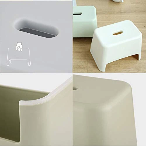 Niduo Bear Bagno Sgabello per Servizi igienici Casa Cambio Scarpe Sgabello impilabile, PP Sgabello Basso per la casa/Uffic...
