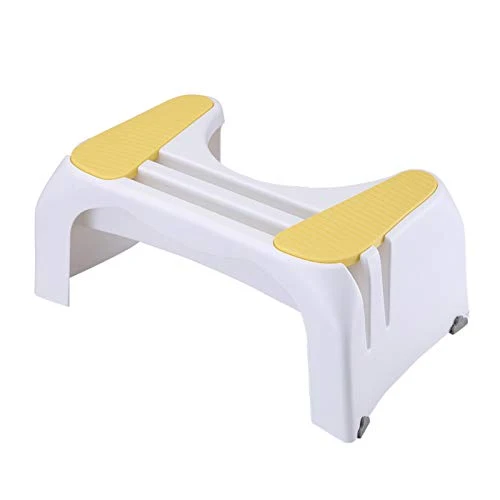 Niduo Bear Home Toilet Poggiapiedi, Bagno Step Up Sgabello Plastica Step Step Sgabello Antiscivolo Fornisce Sollievo dalla...