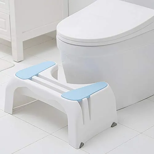 Niduo Bear Home Toilet Poggiapiedi, Bagno Step Up Sgabello Plastica Step Step Sgabello Antiscivolo Fornisce Sollievo dalla...