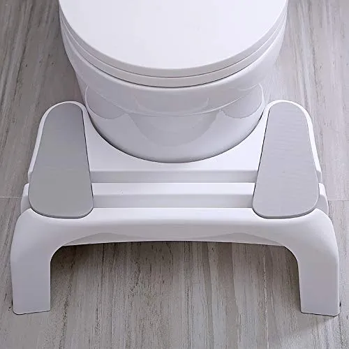 Niduo Bear Home Toilet Poggiapiedi, Bagno Step Up Sgabello Plastica Step Step Sgabello Antiscivolo Fornisce Sollievo dalla...