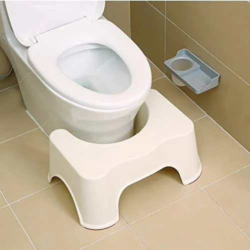 Niduo Bear Sgabello da Bagno Bagno Le Donne Incinte Step Up Sgabello Sgabello Ispessito plastica, poggiapiedi WC Antiscivo...