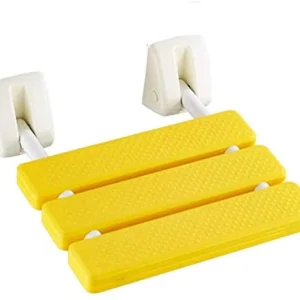 Nologo Sicurezza Giallo Doccia Sgabello Pieghevole Parete Bagno Chair Corridoio Sedia Parete Anziani Anti-Slip Doccia Sedi...