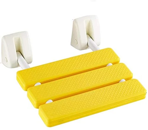 Nologo Sicurezza Giallo Doccia Sgabello Pieghevole Parete Bagno Chair Corridoio Sedia Parete Anziani Anti-Slip Doccia Sedi...