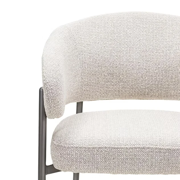 Sedia imbottita UMBRIA, beige/grigio NOVA NOOK
