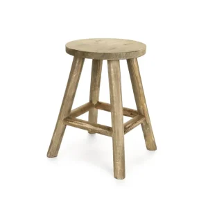 Nuvole di Stoffa Set due sgabelli legno, vintage, Country chic 25/30 cm