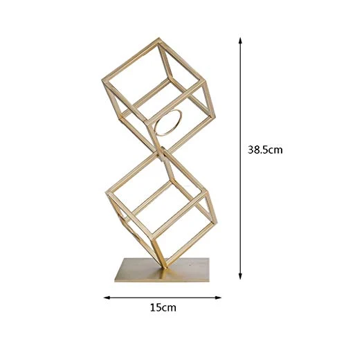 Supporto per ripiano Cubo creativo espositore da banco metallo per esposizione verticale Cubo creativo Design moderno per...