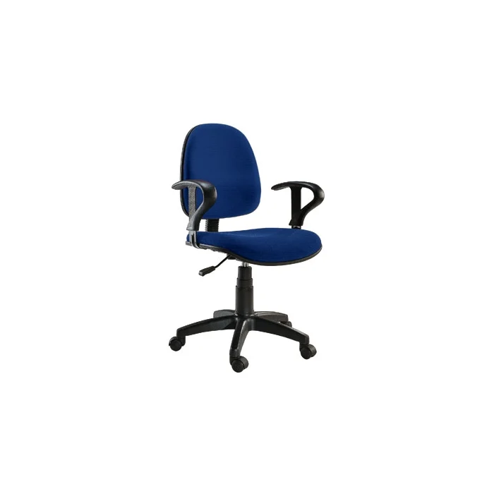 OEM Sedia per Ufficio Easy Colore Blu con braccioli e ruote