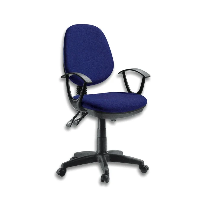 OEM Sedia da Ufficio Delux colore Blu con ruote e braccioli