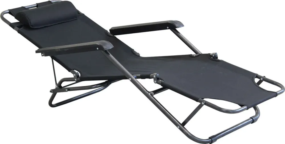 OLLY - sedia sdraio zero gravity reclinabile pieghevole Grigio Milani Home