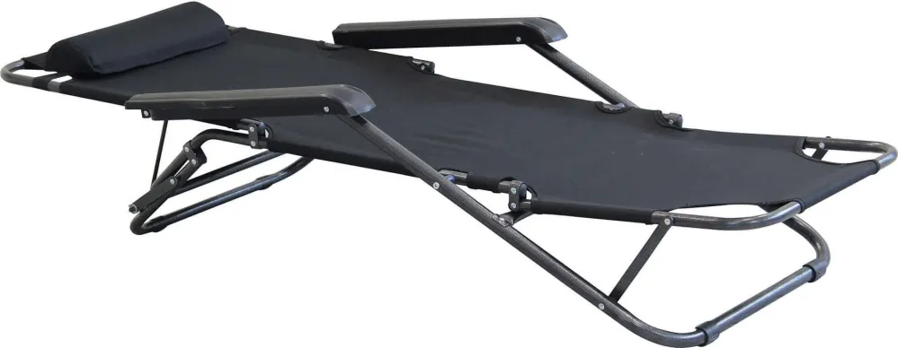 OLLY - sedia sdraio zero gravity reclinabile pieghevole Grigio Milani Home