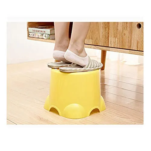 Omenluck - Sgabello plastica per bambini, misura piccola, antiscivolo, perfetto per bagno interno ed esterno