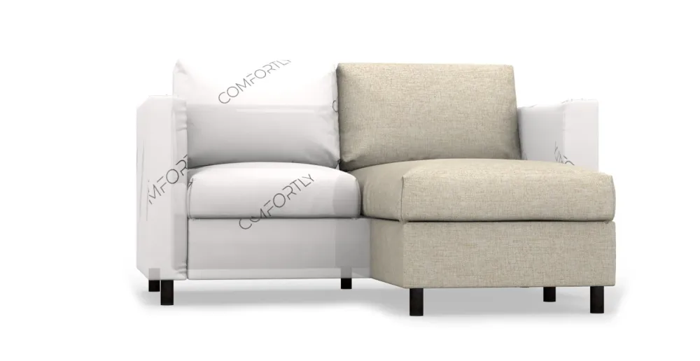 Ordine speciale per Deborah - Copertura sezione chaise longue FINNALA IKEA tessuto Como, colore Sand