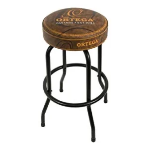 Ortega Guitars OBS30V2 - Sgabello da bar Pelle, 30", marrone