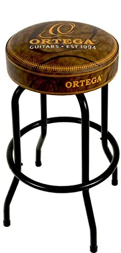 Ortega Guitars OBS30V2 - Sgabello da bar Pelle, 30", marrone