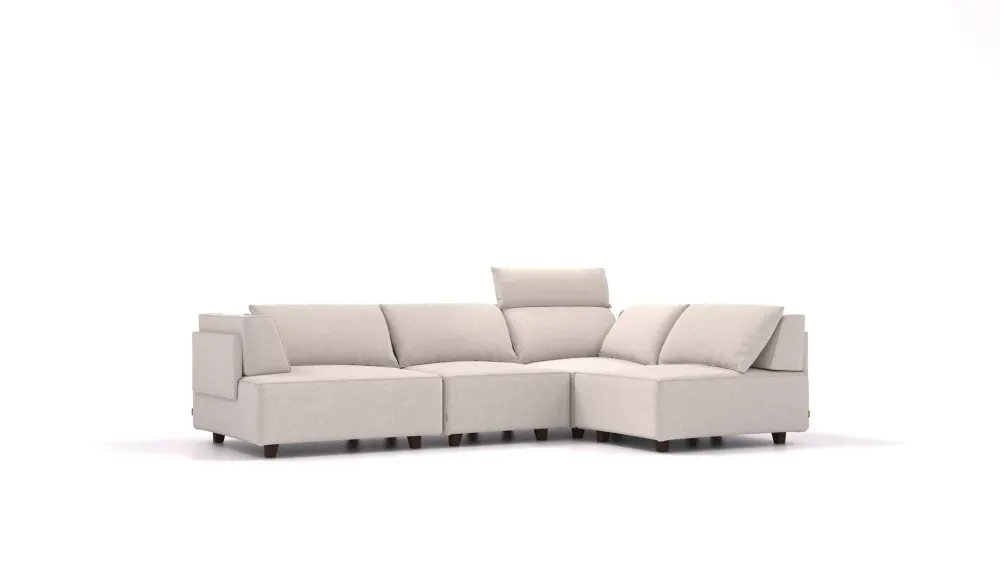 Outlet - Divano modulare Louis M con funzione letto - Showroom Milano - pagamento finale