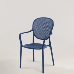 Pales sedia di plastica fiord blu