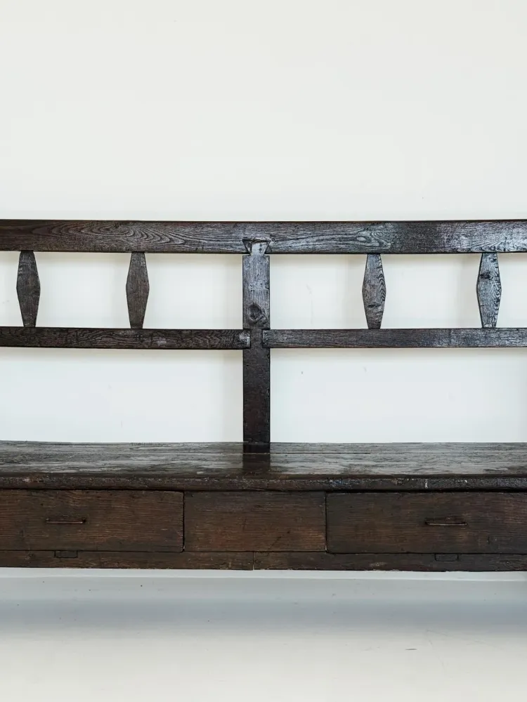Panca antica legno massello – XIX secolo