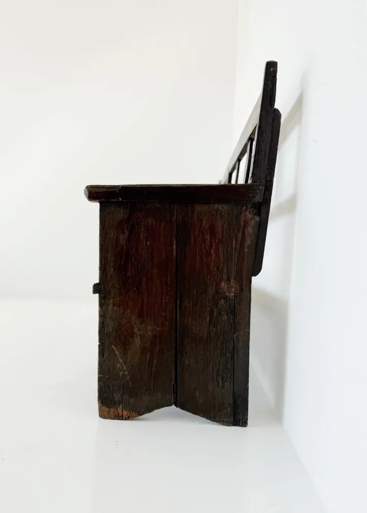 Panca antica legno massello – XIX secolo