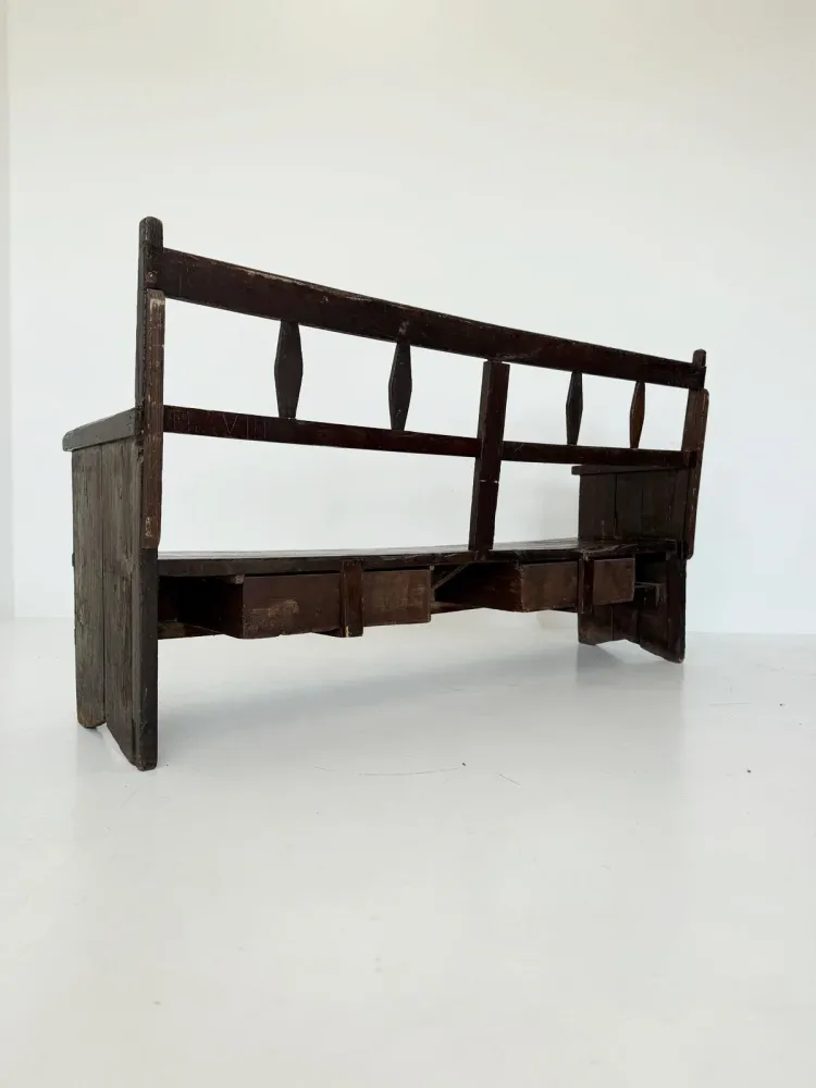 Panca antica legno massello – XIX secolo