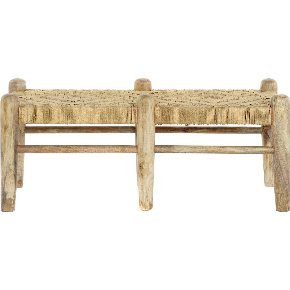 Panca rustica corda boho chic