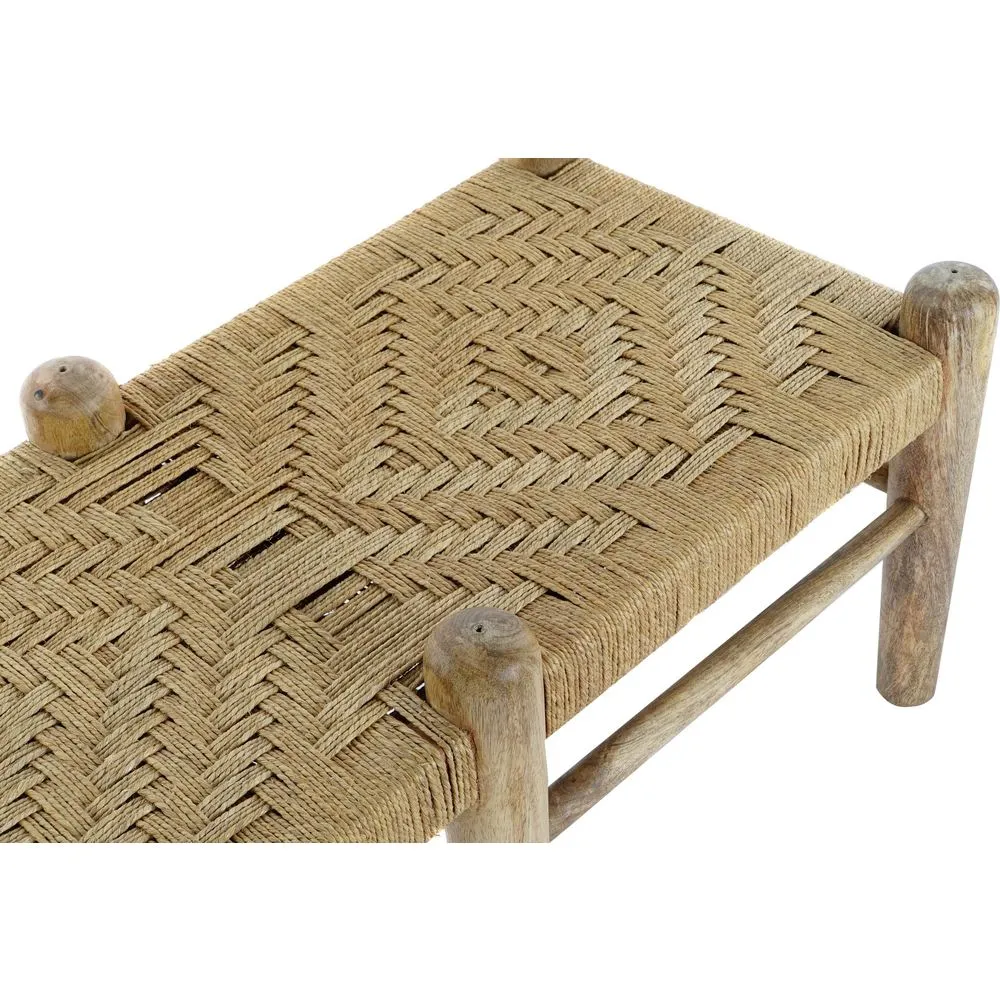 Panca rustica corda boho chic