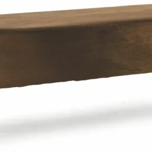 Panca Velluto 100x40x40 cm Soriani Marrone