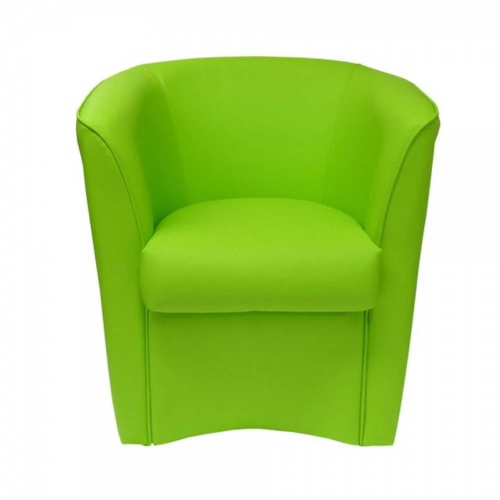 Poltrona Adda 75x66x76 cm Similpelle verde acido