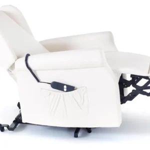 Poltrona Alzapersona Elettrica 1 Motore Similpelle Margaret Marrone