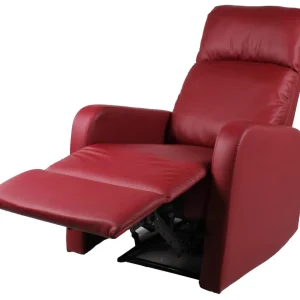 Poltrona Alzapersona Elettrica 1 Motore Similpelle Vandi Bordeaux