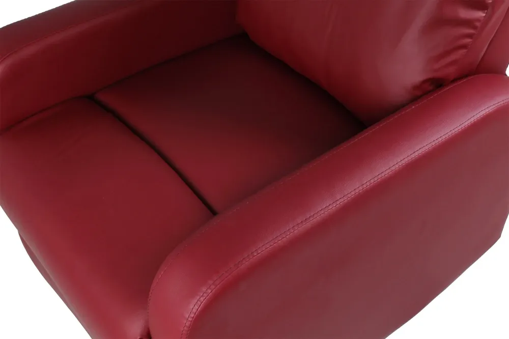 Poltrona Alzapersona Elettrica 1 Motore Similpelle Vandi Bordeaux