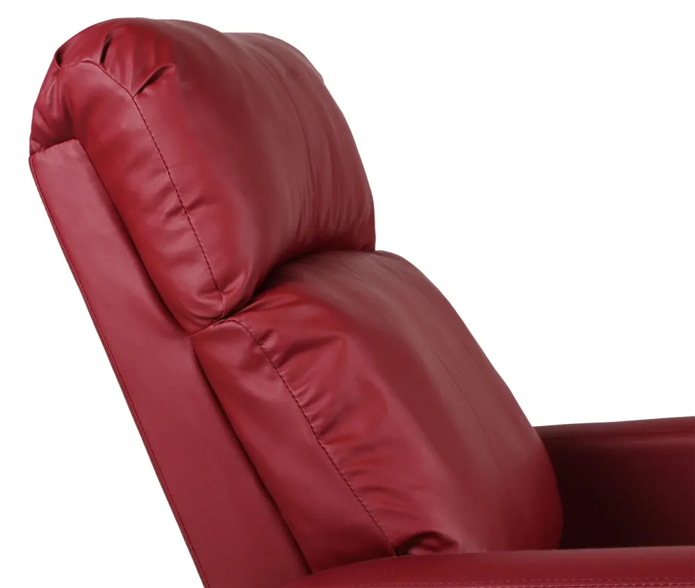Poltrona Alzapersona Elettrica 1 Motore Similpelle Vandi Bordeaux