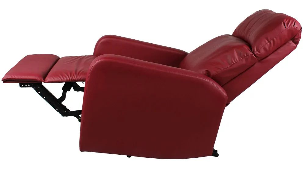 Poltrona Alzapersona Elettrica 1 Motore Similpelle Vandi Bordeaux