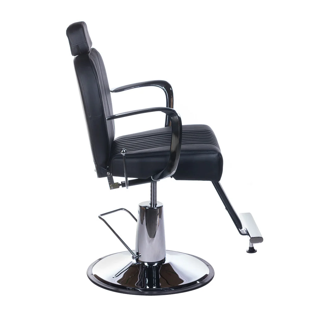 Poltrona da barbiere BJORN BH-3318 Nero opaco