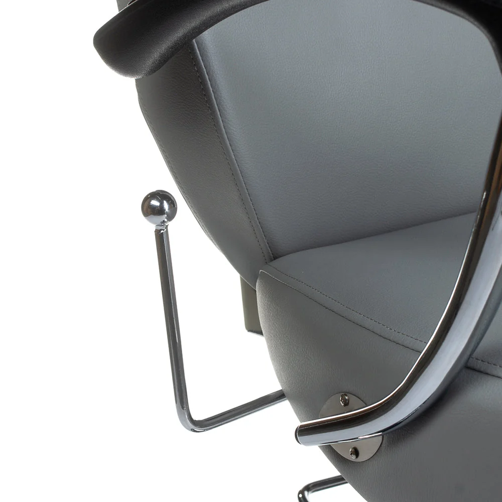 Poltrona da barbiere HEKTOR BH-3208 Grigio Chiaro