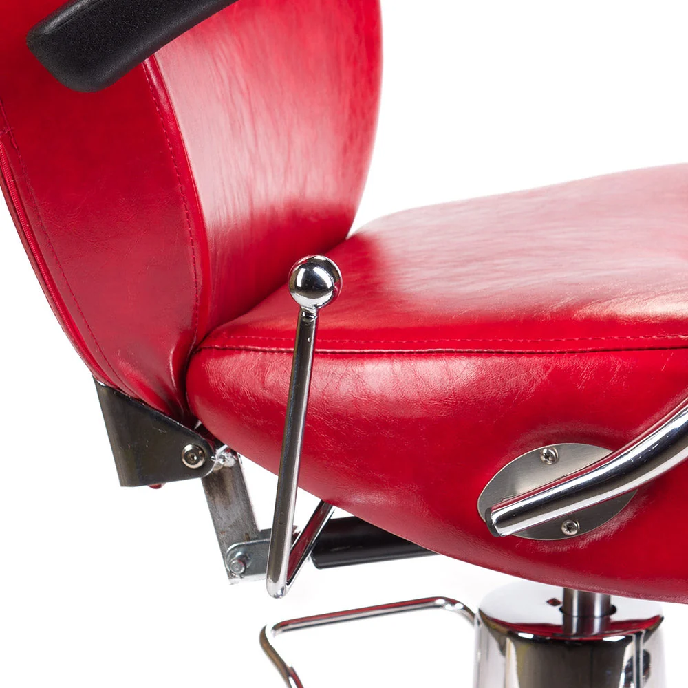 Poltrona da barbiere HEKTOR BH-3208 Rosso