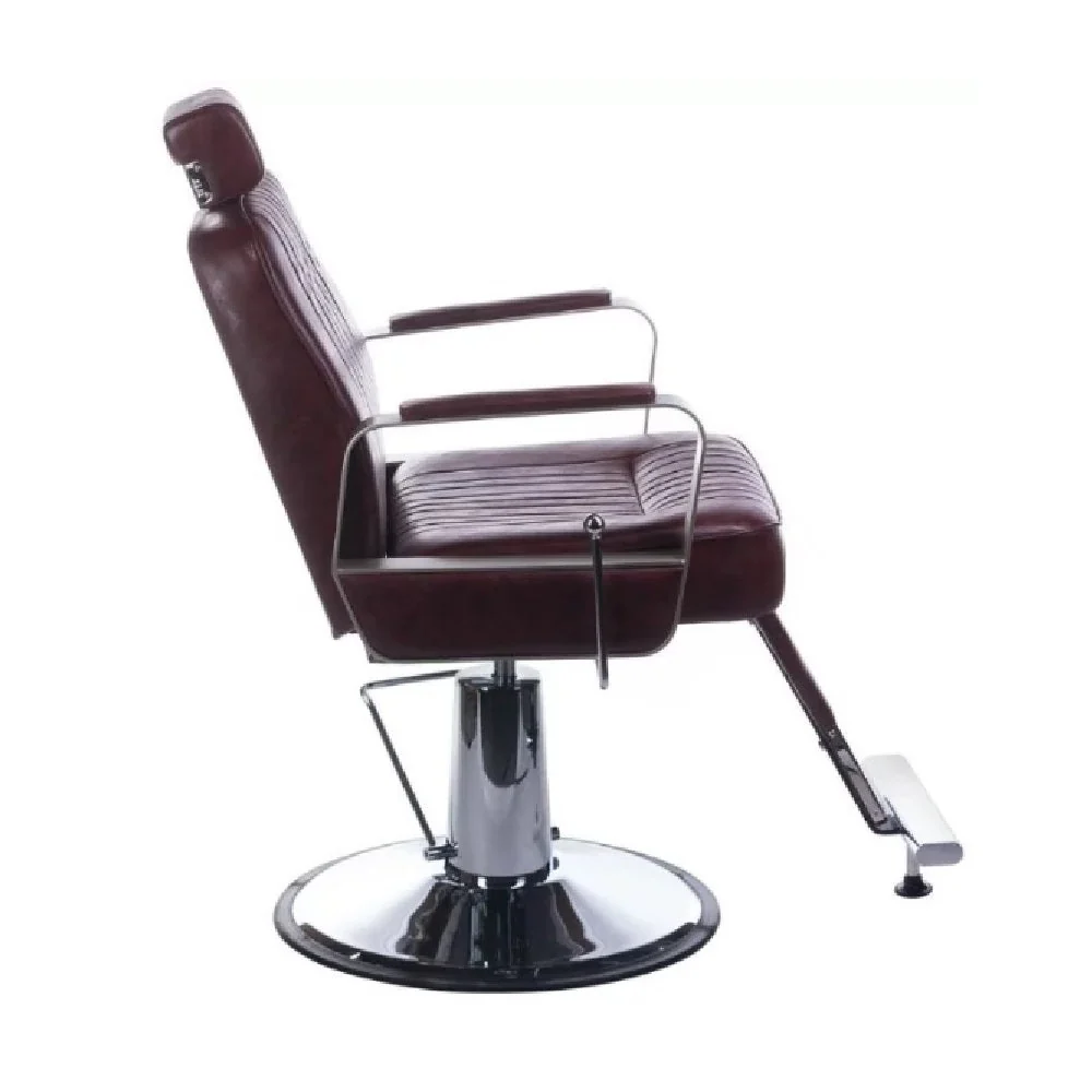 Poltrona da barbiere HOMER BH-31237 Marrone