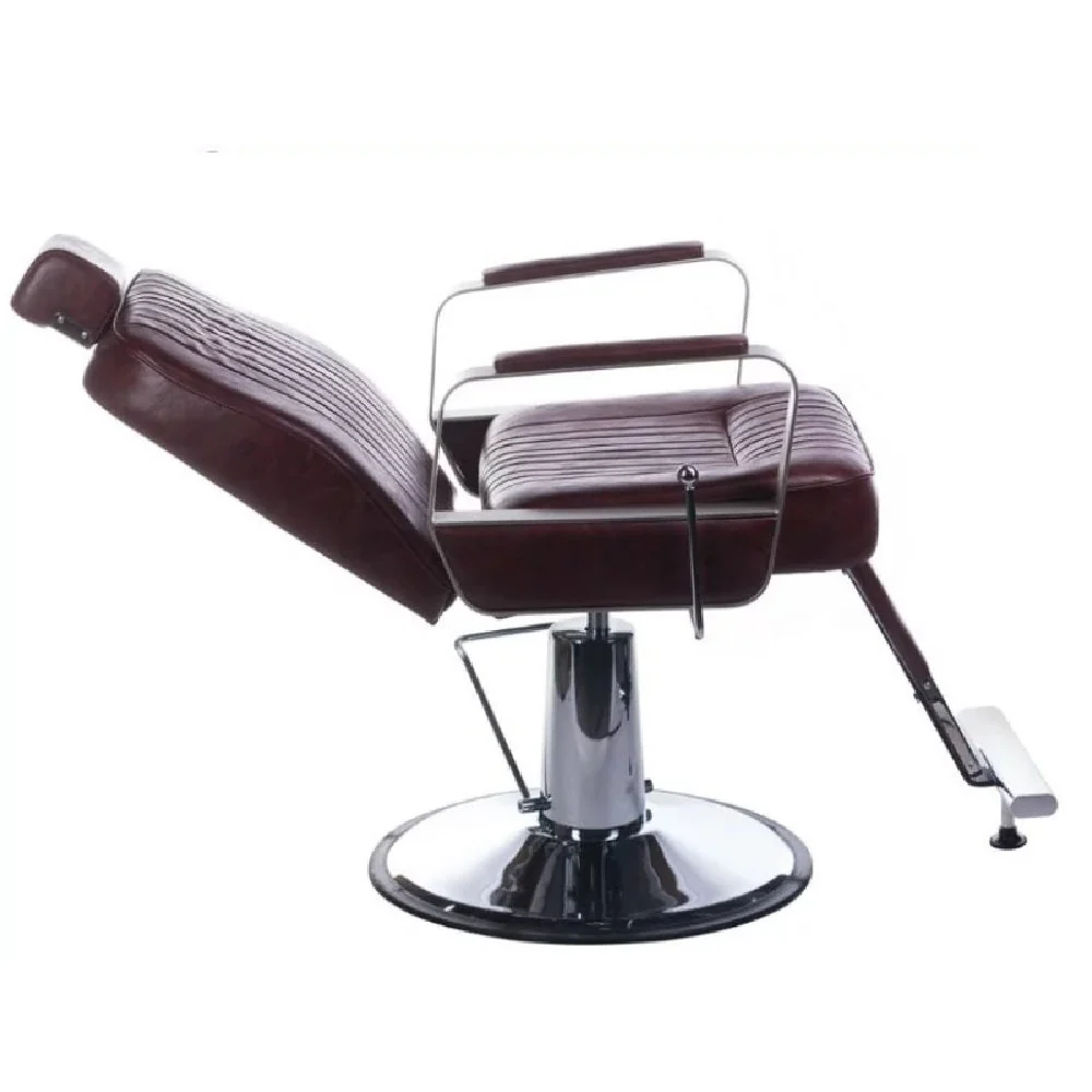 Poltrona da barbiere HOMER BH-31237 Marrone