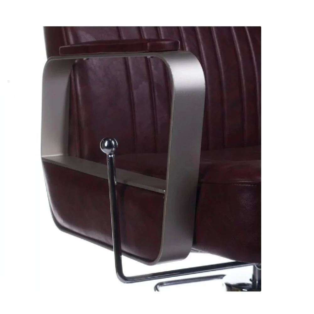 Poltrona da barbiere HOMER BH-31237 Marrone