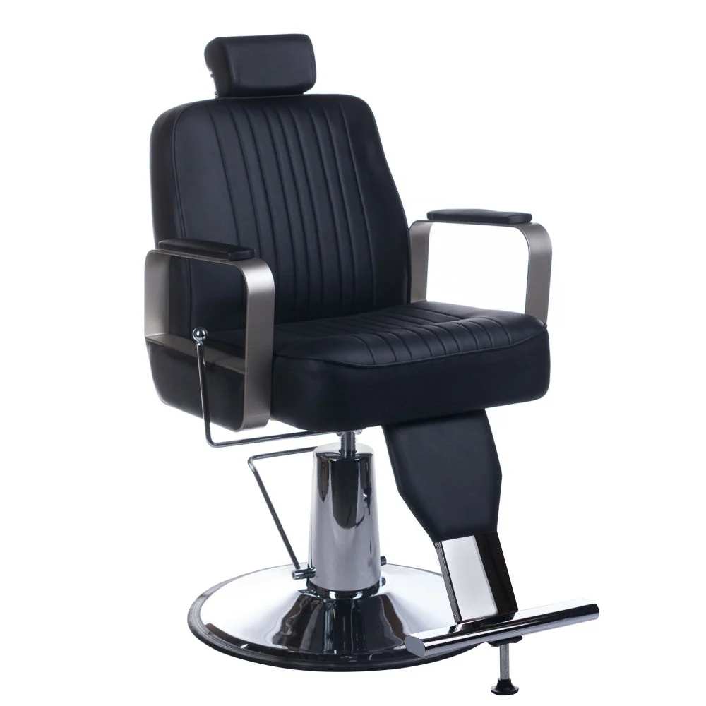Poltrona da barbiere HOMER BH-31237 Nero