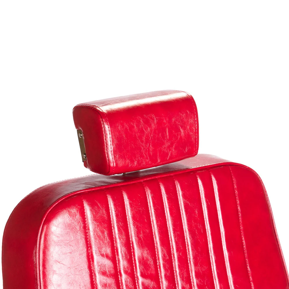 Poltrona da barbiere HOMER BH-31237 Rosso