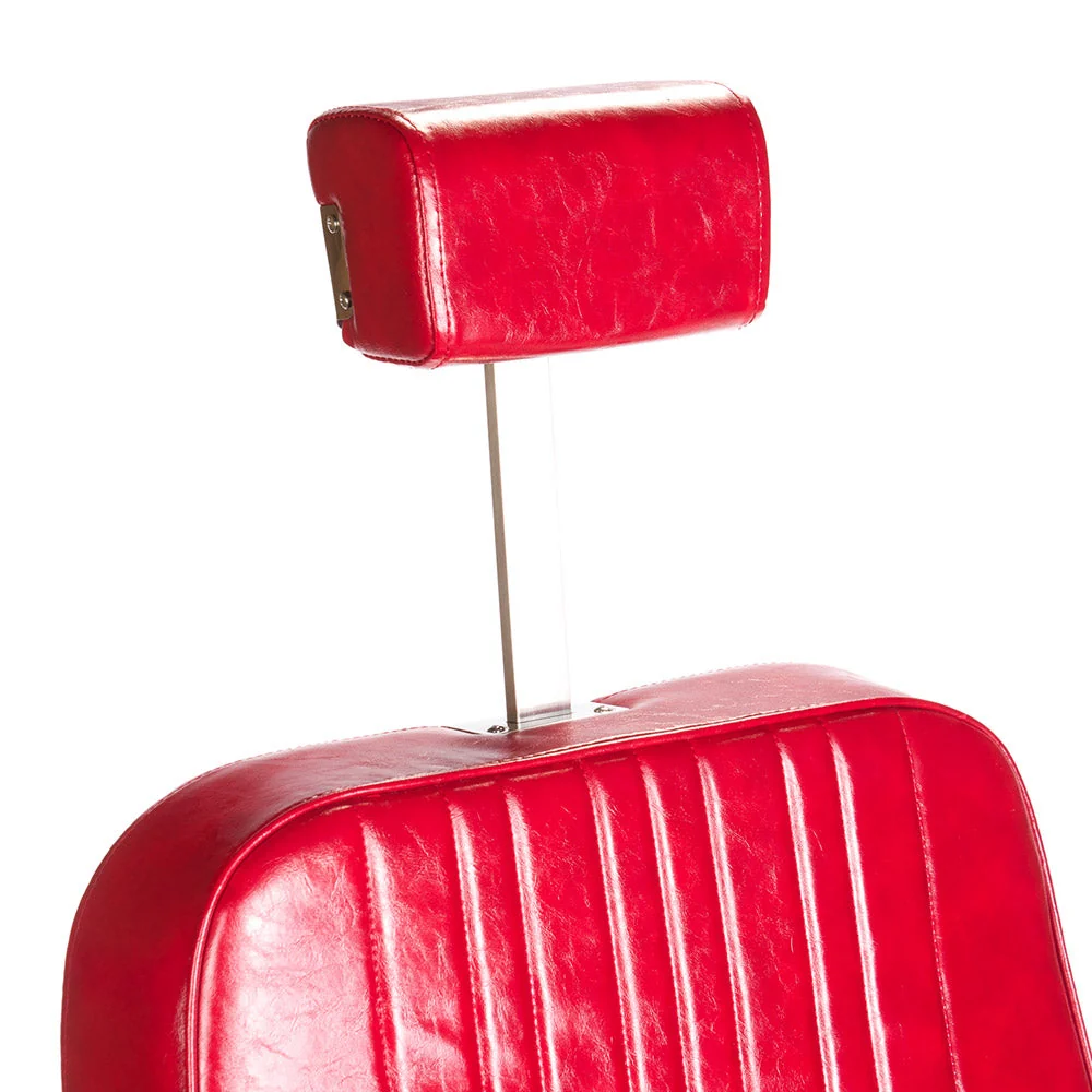 Poltrona da barbiere HOMER BH-31237 Rosso