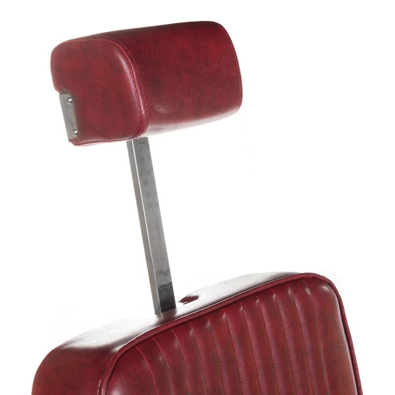 Poltrona da barbiere LUMBER BH-31823 Borgogna