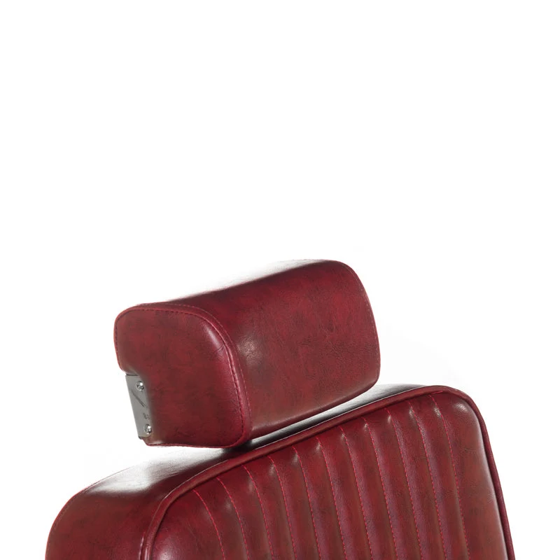 Poltrona da barbiere LUMBER BH-31823 Borgogna