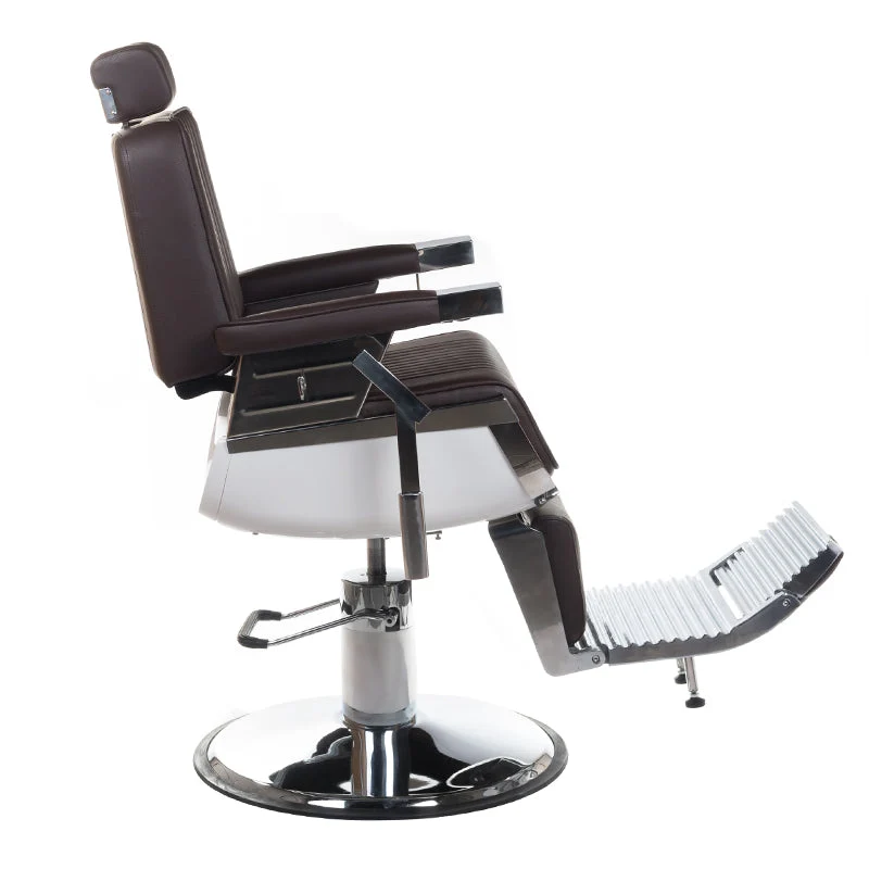 Poltrona da barbiere LUMBER BH-31823 Marrone